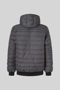 Pepe Jeans Casaco De Penas Acolchoado Jaspeado Cinza Online