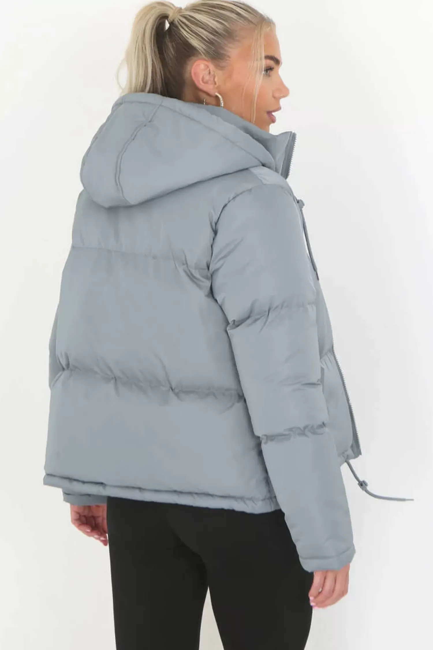 Brave Soul Sobretudos E Parkas-Casaco De Penas Acolchoado Com Capuz