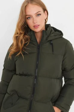 Brave Soul Sobretudos E Parkas-Casaco De Penas Acolchoado Com Capuz