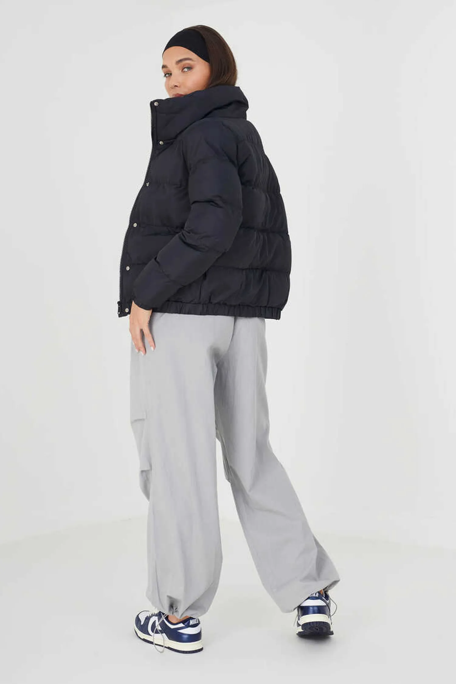 Brave Soul Coletes-Casaco De Penas Acolchoado Automaticos