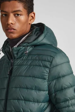 Pepe Jeans Casaco De Penas Acolchoado Verde Discount