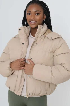 Brave Soul Sobretudos E Parkas-Casaco De Penas Acolchoado Com Capuz