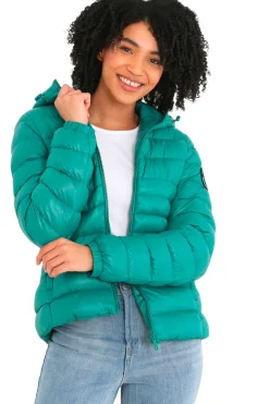 Brave Soul Sobretudos E Parkas-Casaco De Penas Acolchoado Com Capuz