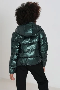 Brave Soul Sobretudos E Parkas-Casaco De Penas Acolchoado Com Capuz