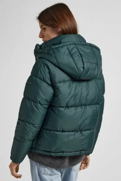 Pepe Jeans Sobretudos E Parkas-Casaco De Penas Acolchoado Capuz