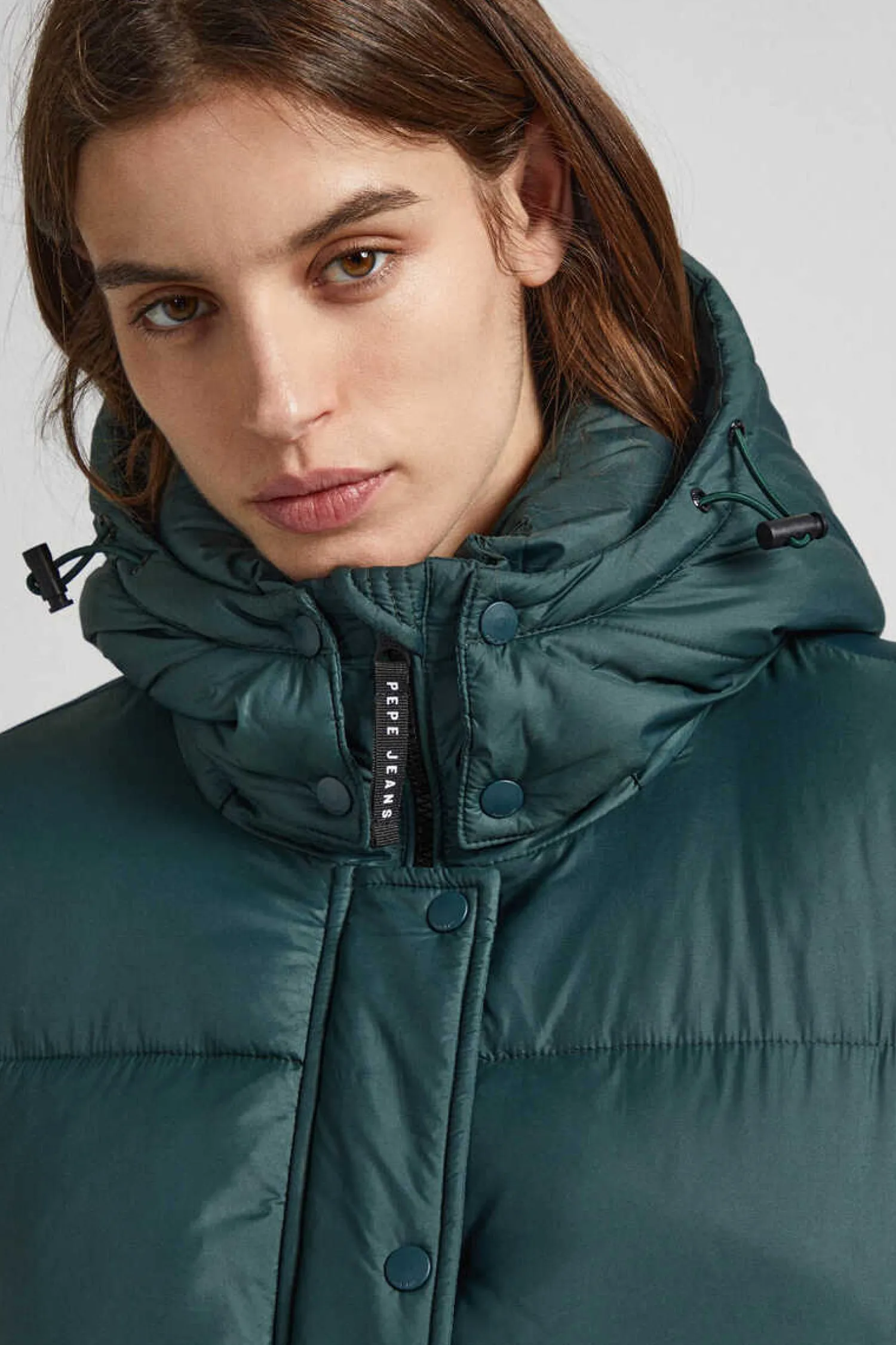 Pepe Jeans Sobretudos E Parkas-Casaco De Penas Acolchoado Capuz