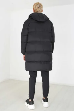 Brave Soul Casaco De Penas Acolchoado Com Fecho-Eclair Preto Discount