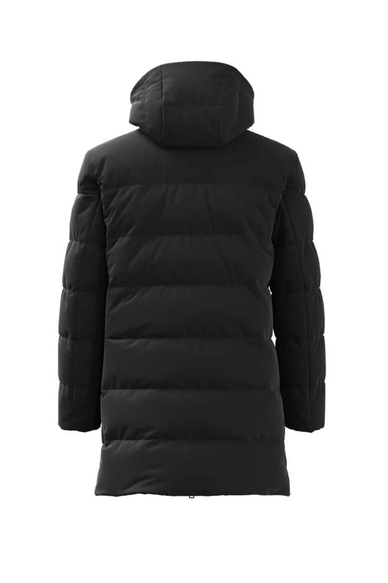 HUGO Casaco De Penas Comprido Preto Discount