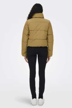 Only Sobretudos E Parkas-Casaco De Penas Curto