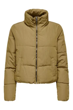 Only Sobretudos E Parkas-Casaco De Penas Curto