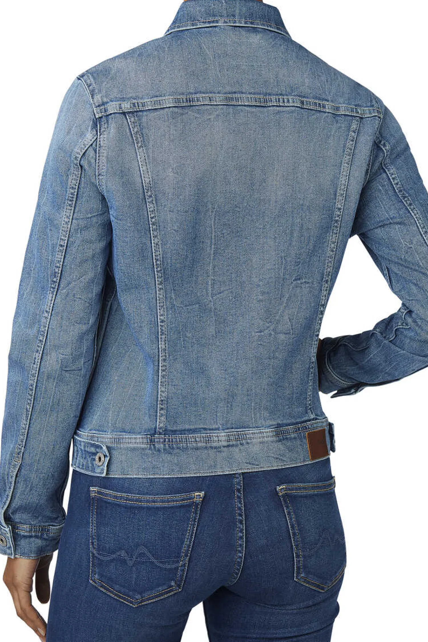 Pepe Jeans Blusoes E Casacos-Casaco Denim Mulher