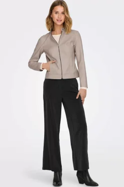 JDY Blusoes E Casacos-Casaco Efeito Pele