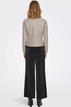 JDY Blusoes E Casacos-Casaco Efeito Pele