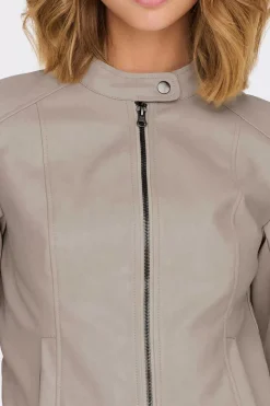 JDY Blusoes E Casacos-Casaco Efeito Pele