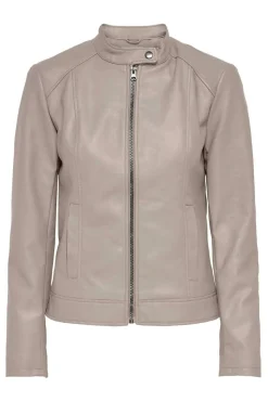 JDY Blusoes E Casacos-Casaco Efeito Pele