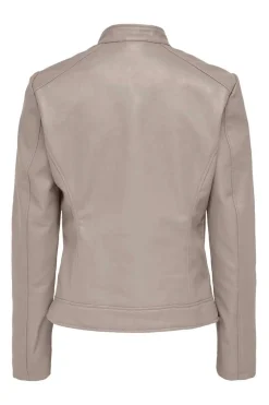 JDY Blusoes E Casacos-Casaco Efeito Pele