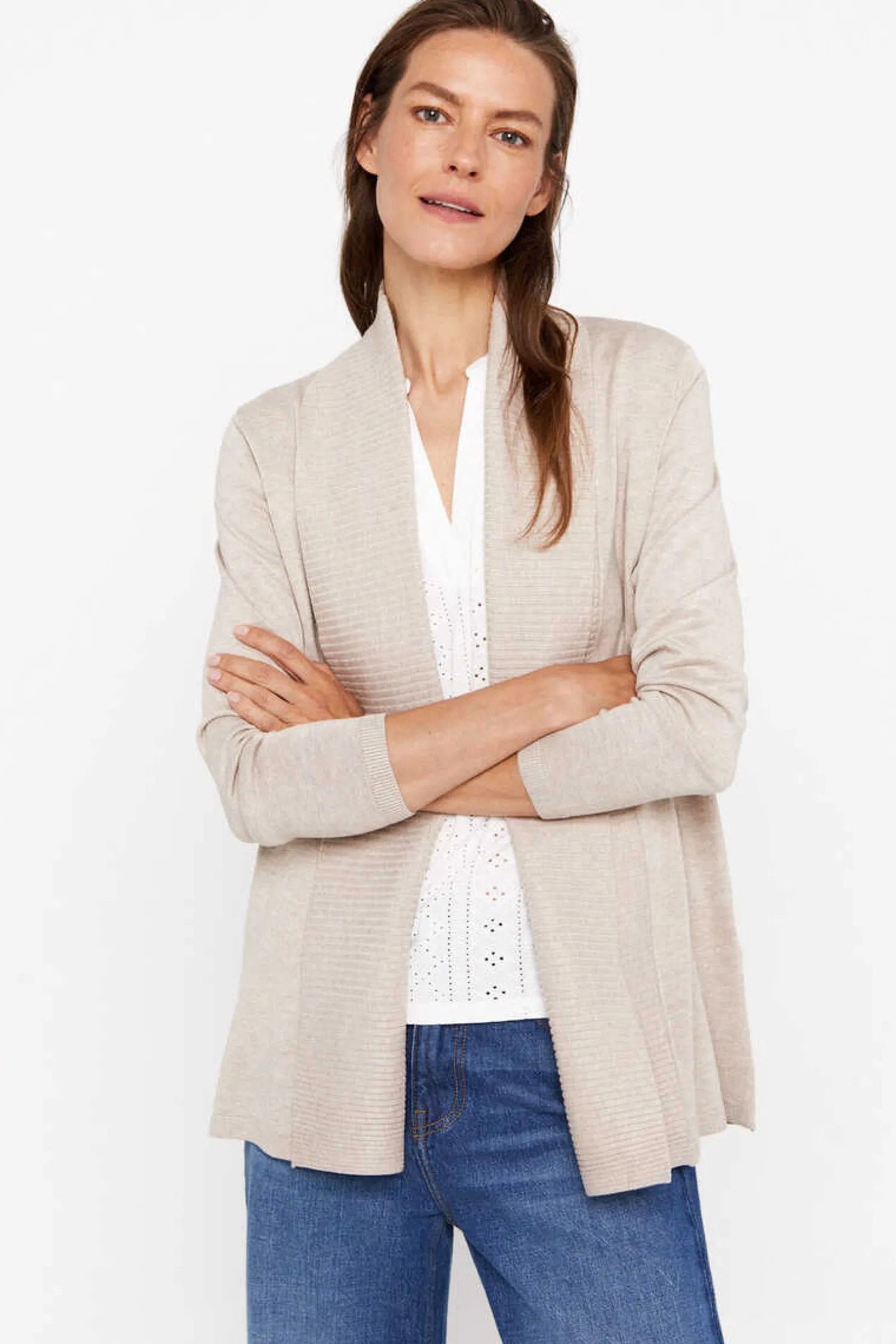 Cortefiel Blusoes E Casacos-Casaco Gola Xaile