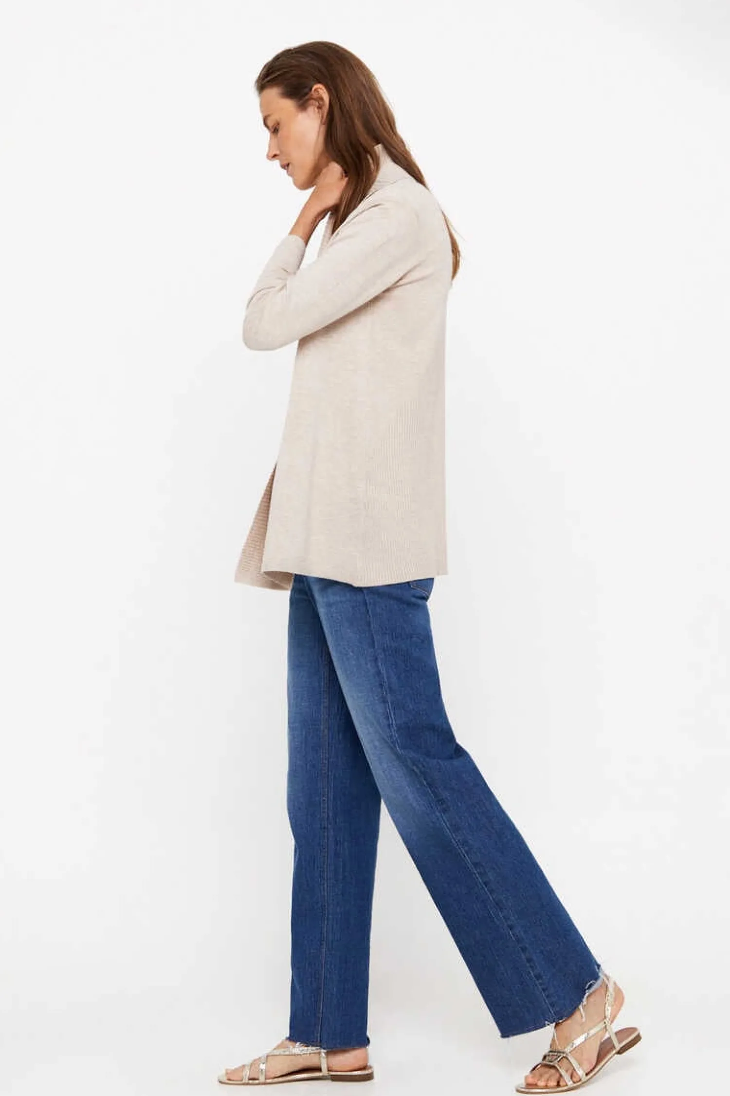 Cortefiel Blusoes E Casacos-Casaco Gola Xaile