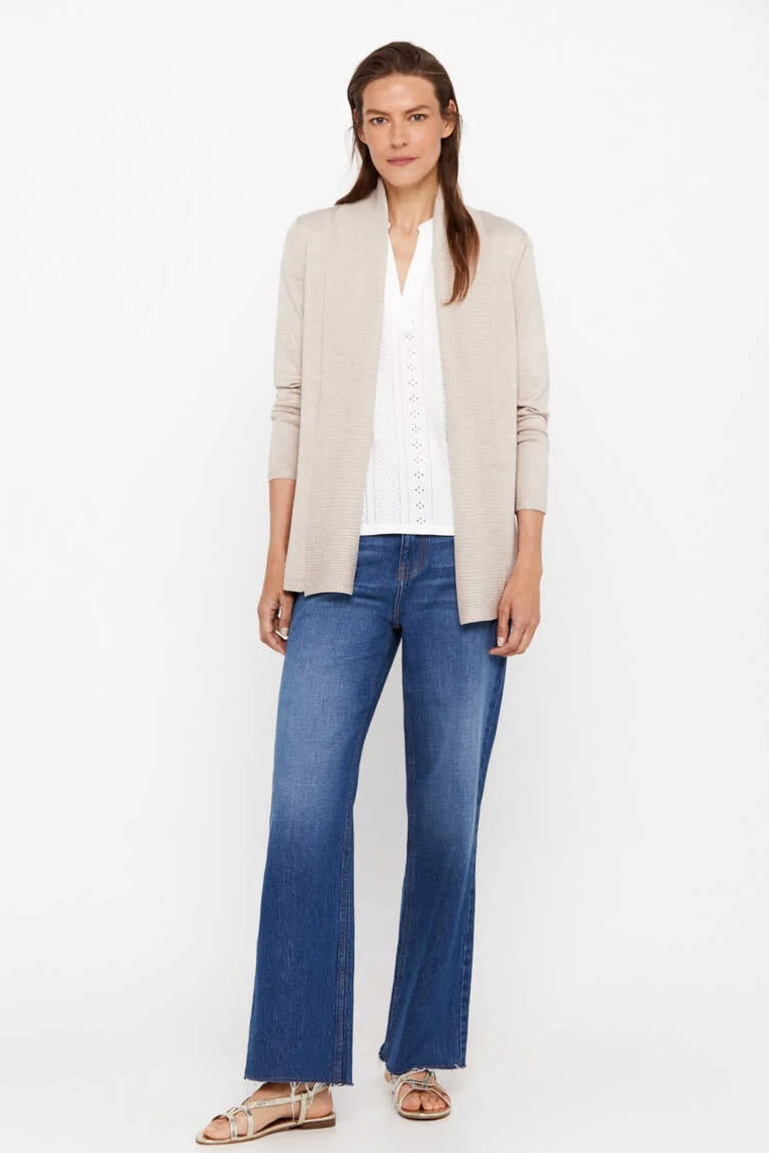 Cortefiel Blusoes E Casacos-Casaco Gola Xaile