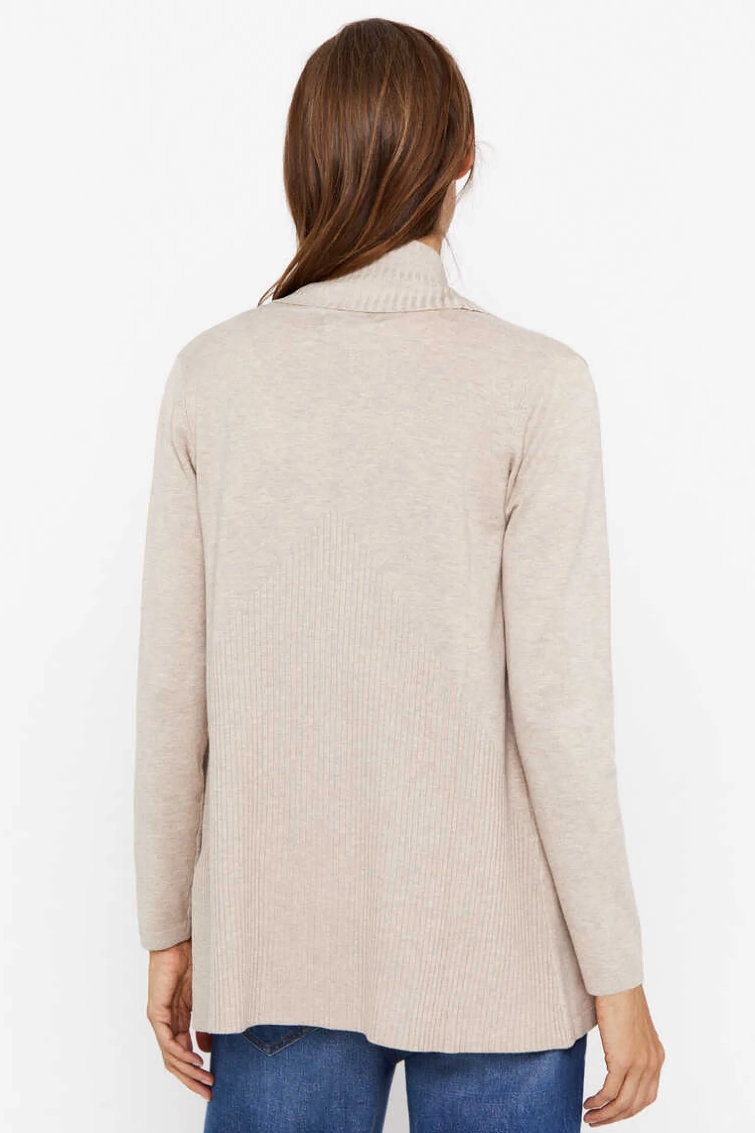 Cortefiel Blusoes E Casacos-Casaco Gola Xaile