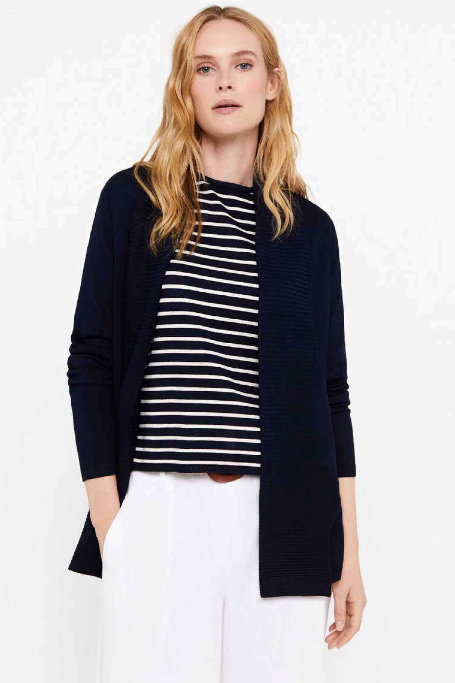 Cortefiel Blusoes E Casacos-Casaco Gola Xaile