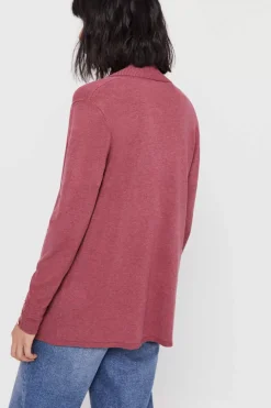 Cortefiel Sueteres E Cardigans-Casaco Gola Xale