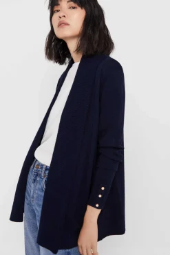 Cortefiel Sueteres E Cardigans-Casaco Gola Xale