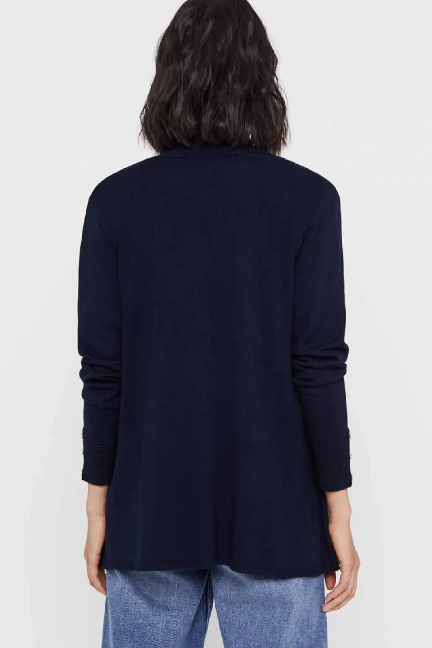 Cortefiel Sueteres E Cardigans-Casaco Gola Xale