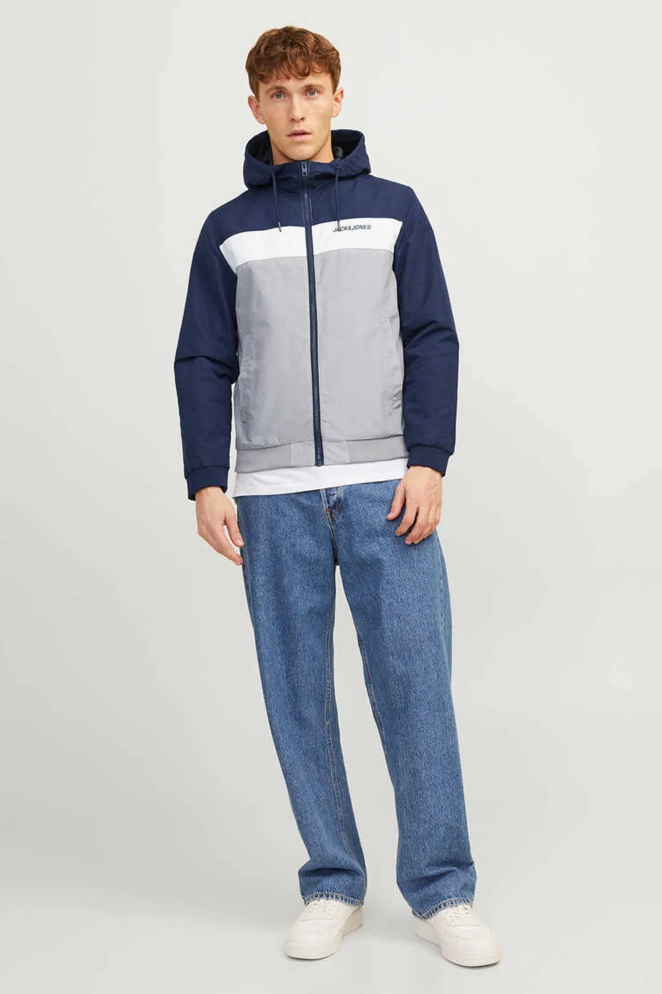 Jack & Jones Casaco Leve Corta-Vento Marinho Outlet