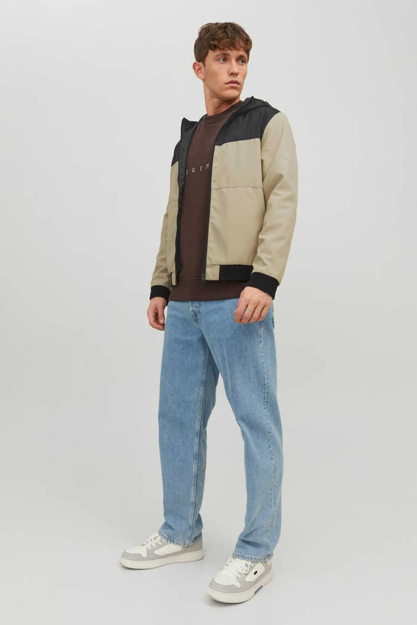 Jack & Jones Casaco Leve Corta-Vento Beige Best