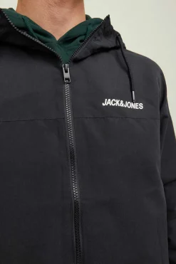 Jack & Jones Casaco Leve Corta-Vento Preto Clearance