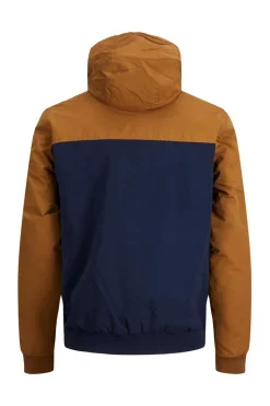 Jack & Jones Casaco Leve Tecnico Com Capuz Castanho Best