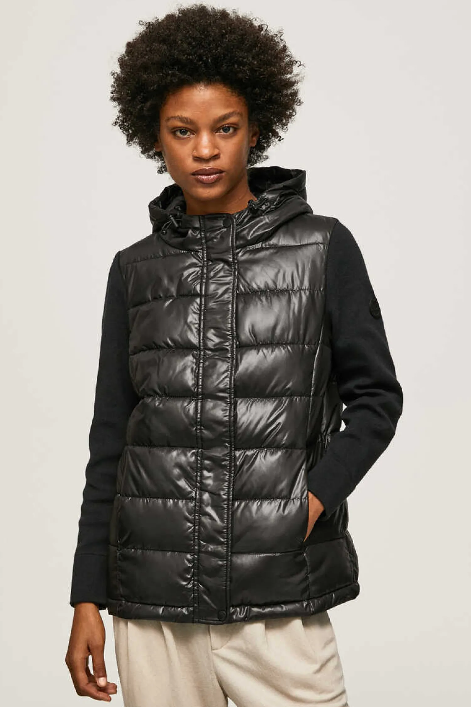 Pepe Jeans Blusoes E Casacos-Casaco Mulher Acolchoado Hibrido