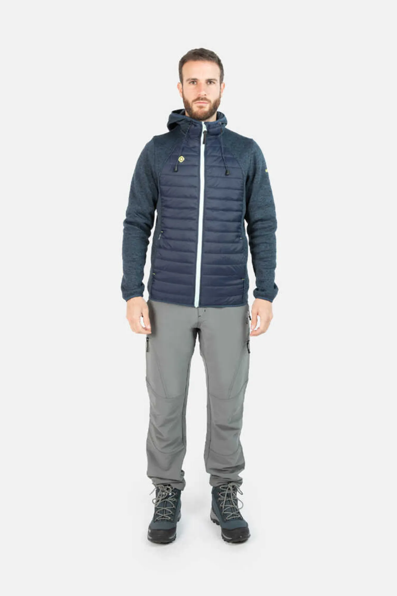 Izas Casaco Polar Com Enchimento De Fibra Navasa Azul Best