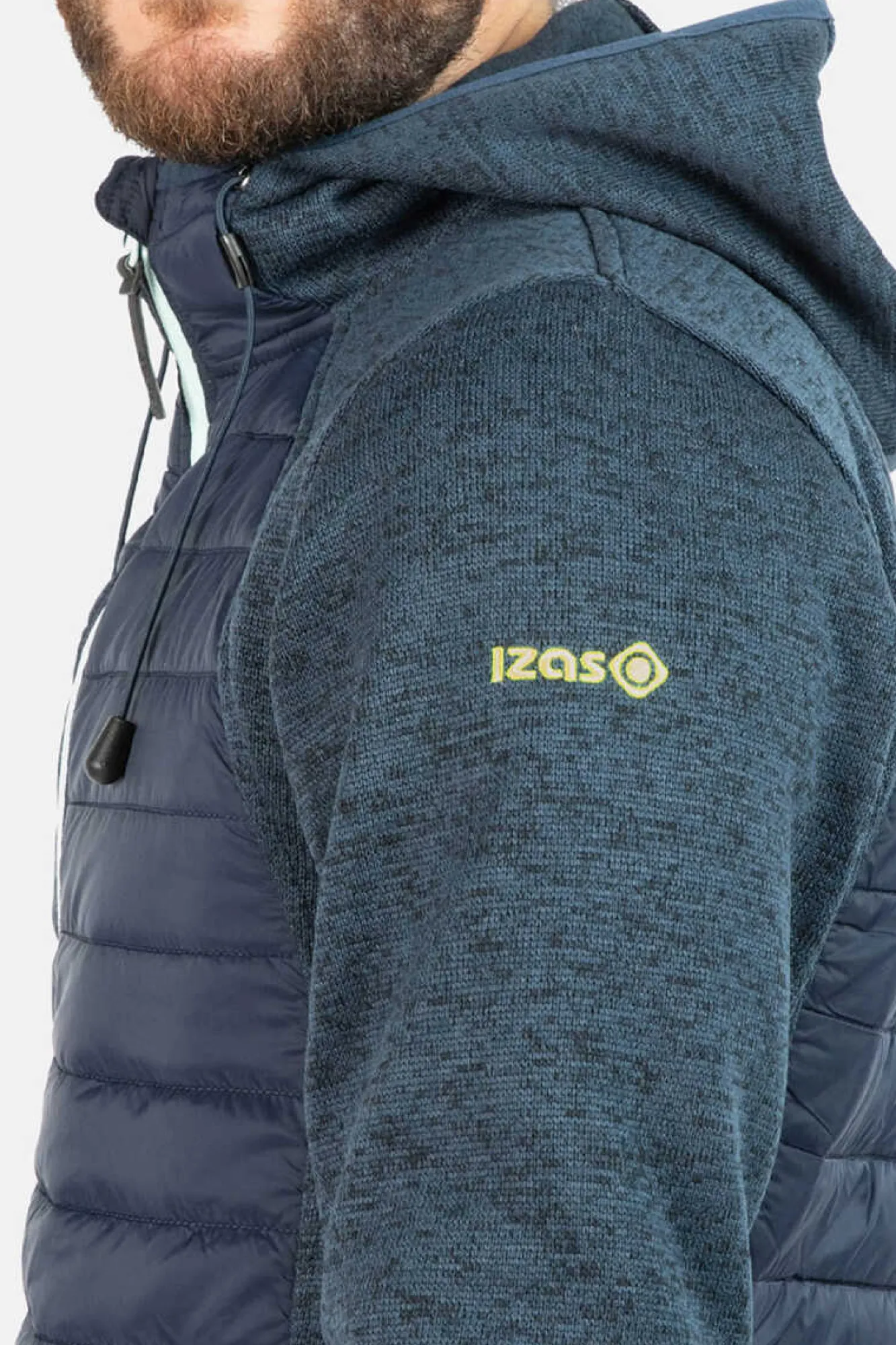 Izas Casaco Polar Com Enchimento De Fibra Navasa Azul Best