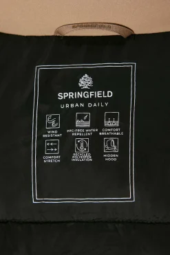 Springfield Casaco Tecnico Acolchoado Brown Best