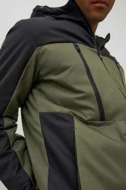 Jack & Jones Casaco Tecnico Com Capuz Verde Clearance