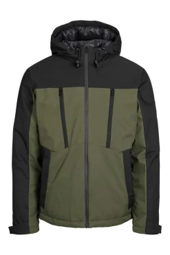 Jack & Jones Casaco Tecnico Com Capuz Verde Clearance