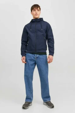 Jack & Jones Casaco Tecnico Softshell Com Capuz Marinho Clearance