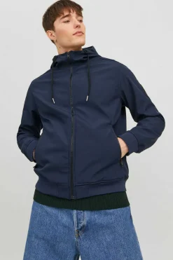 Jack & Jones Casaco Tecnico Softshell Com Capuz Marinho Clearance