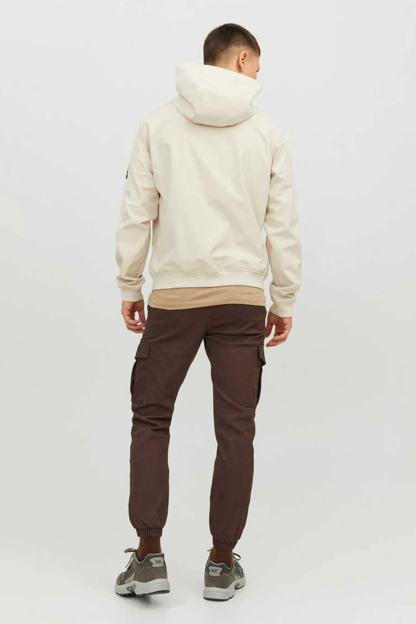 Jack & Jones Casaco Tecnico Softshell Com Capuz Cinza