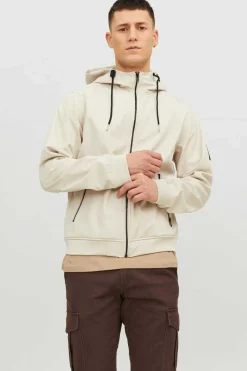Jack & Jones Casaco Tecnico Softshell Com Capuz Cinza