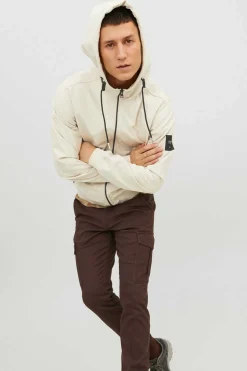 Jack & Jones Casaco Tecnico Softshell Com Capuz Cinza