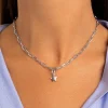 Singularu Bijuteria-Charm Simple Star De Prata