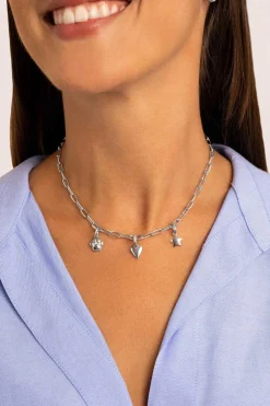 Singularu Bijuteria-Charm Simple Star De Prata