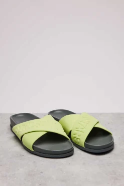 Dash and Stars Chinelos-Chinelas Tiras Cruzado Logo