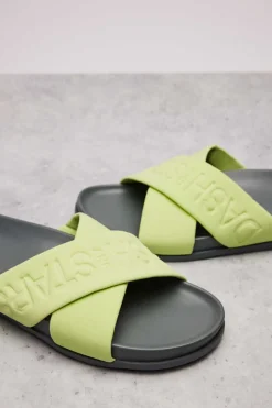 Dash and Stars Chinelos-Chinelas Tiras Cruzado Logo