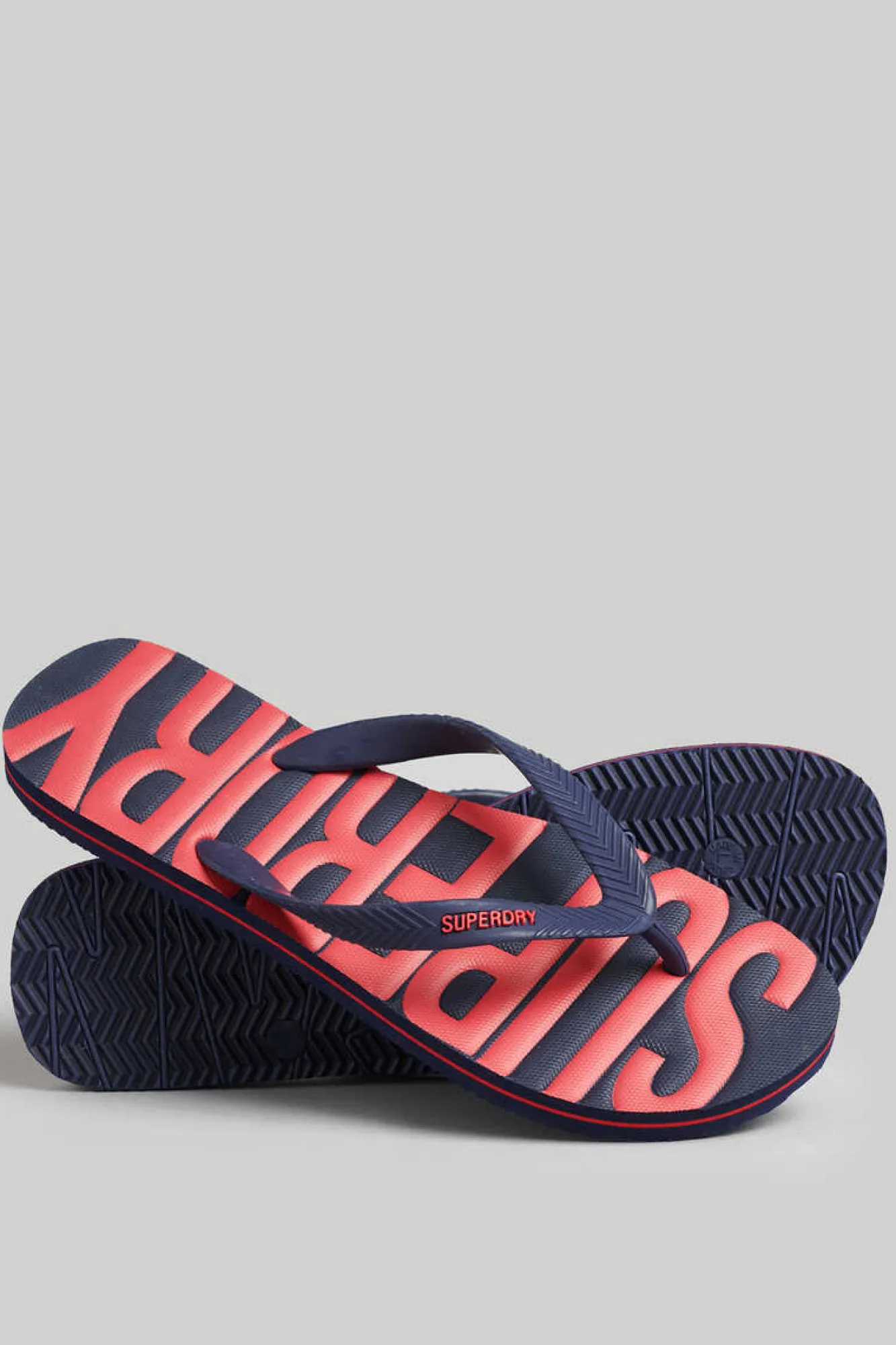 Superdry Chinelos Veganos Com Logo Vintage Logo Marinho New