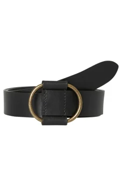 Pieces Cintos-Cinto De Couro Com Fivela Redonda