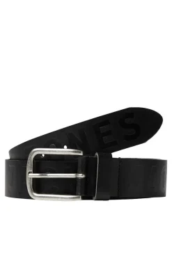 Jack & Jones Cinto De Pele Preto New